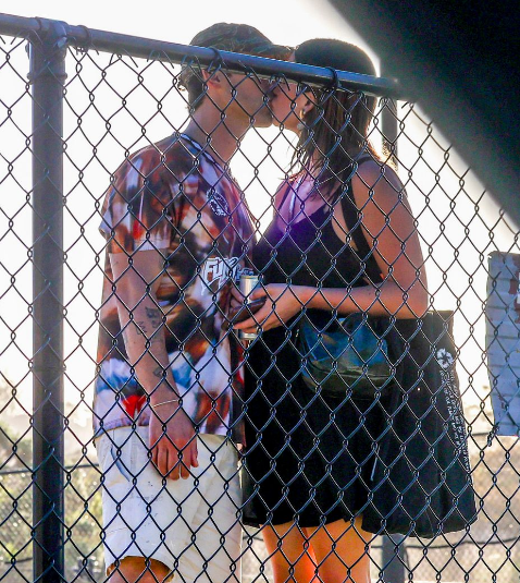 Joe Jonas and Stormi Bree Kissing in Australia